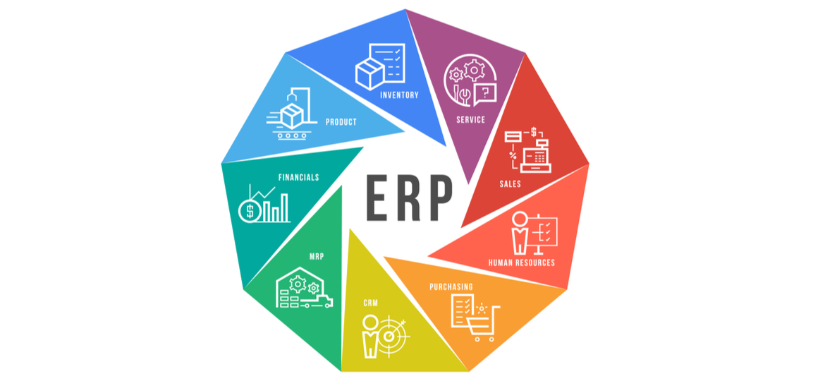 Ilustrasi software ERP Indonesia untuk integrasi proses bisnis perusahaan